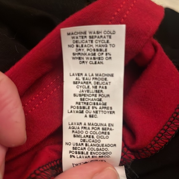 Karen Kane A Line Black And Red Jersey Dress NWOT - Picture 4 of 4